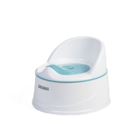 Childhome Nocnik z wkładem i podestem 3w1 White/Aqua