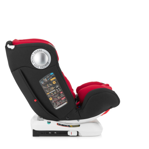 Massiv Sesttino 0-36 kg tyłem do 18kg, obrotowy 360° fotelik samochodowy z Isofix - Red
