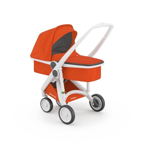 Wózek Greentom Carrycot white - orange