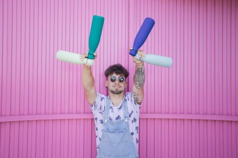 Cool Bottles Butelka termiczna 750 ml Double cool Vivid Blue