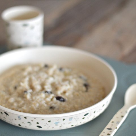Filibabba Bambusowy zestaw obiadowy Forest floor Blue