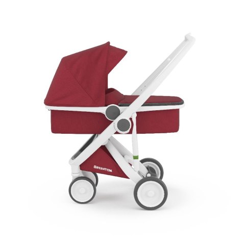 Greentom Wózek Carrycot (v.2.1) White-Cherry