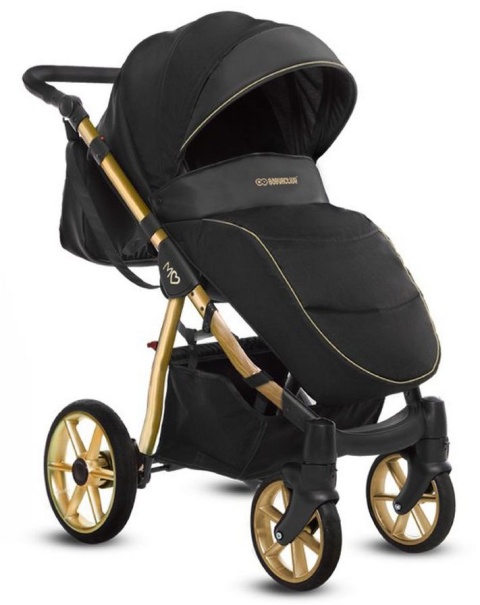 MOMMY GLOSSY 2w1 BabyActive wózek głęboko-spacerowy - Mg 01 Gold