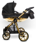 MOMMY GLOSSY 3w1 BabyActive wózek głęboko-spacerowy + fotelik samochodowy Kite 0-13kg - Mg 01 Gold