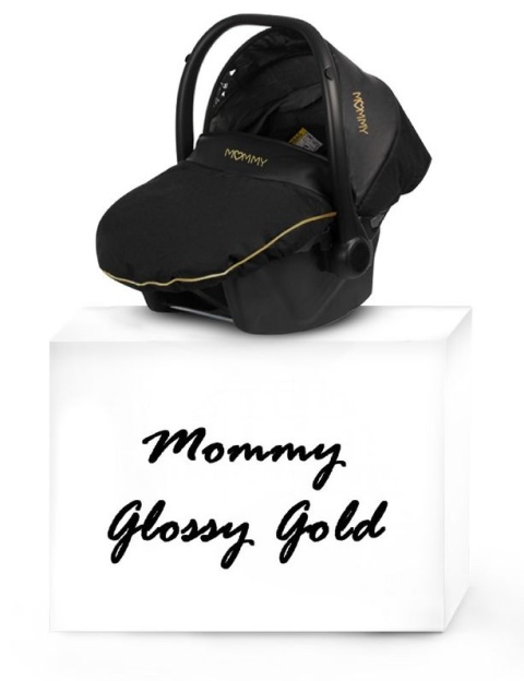 MOMMY GLOSSY 3w1 BabyActive wózek głęboko-spacerowy + fotelik samochodowy Kite 0-13kg - Mg 01 Gold