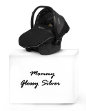MOMMY GLOSSY 3w1 BabyActive wózek głęboko-spacerowy + fotelik samochodowy Kite 0-13kg - Mg 03 Silver