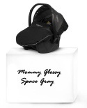MOMMY GLOSSY 3w1 BabyActive wózek głęboko-spacerowy + fotelik samochodowy Kite 0-13kg - Mg 04 Space Gray