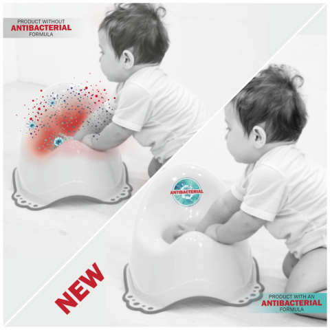 Nocnik z gumkami antypoślizgowymi z formułą antybakteryjną Maltex Baby