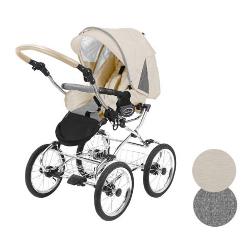 Ballerina Heritage 3w1 BabyActive wózek głęboko-spacerowy + fotelik 0m+