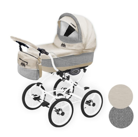 Ballerina Heritage 3w1 BabyActive wózek głęboko-spacerowy + fotelik 0m+