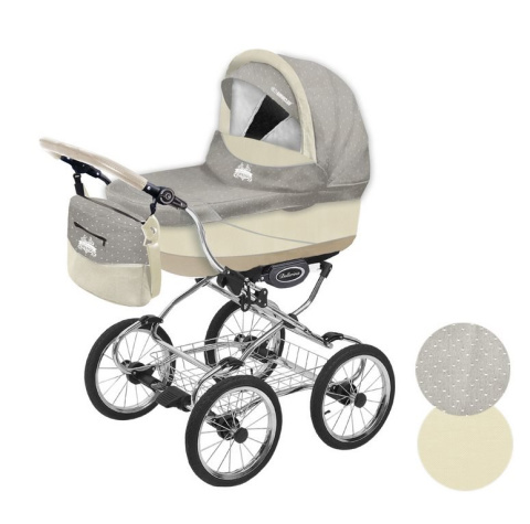 Ballerina Heritage 3w1 BabyActive wózek głęboko-spacerowy + fotelik 0m+