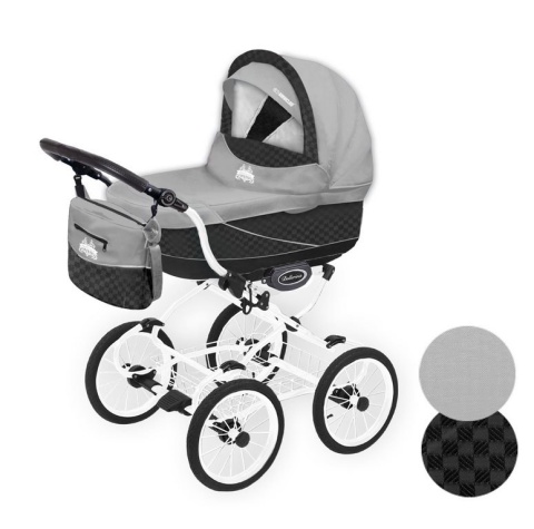 Ballerina Heritage 3w1 BabyActive wózek głęboko-spacerowy + fotelik 0m+