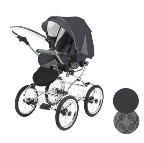 Ballerina Heritage 3w1 BabyActive wózek głęboko-spacerowy + fotelik 0m+