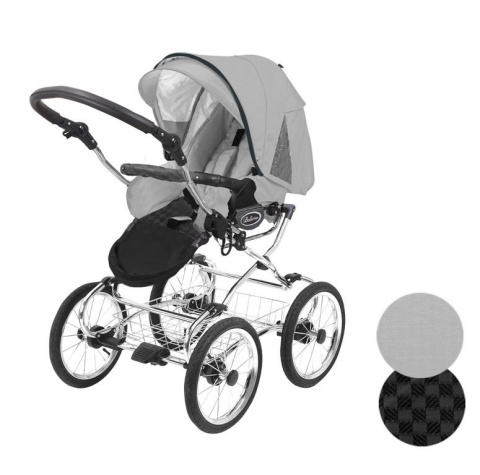 Ballerina Heritage 3w1 BabyActive wózek głęboko-spacerowy + fotelik 0m+