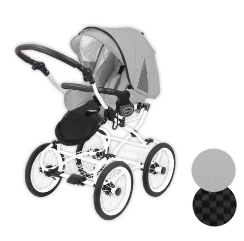 Ballerina Heritage 3w1 BabyActive wózek głęboko-spacerowy + fotelik 0m+