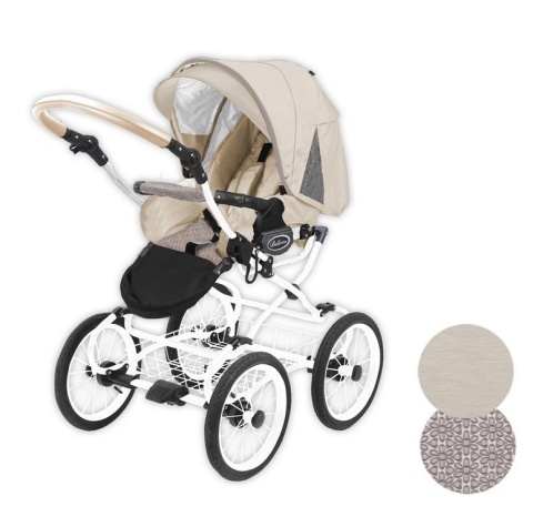 Ballerina Heritage 3w1 BabyActive wózek głęboko-spacerowy + fotelik 0m+