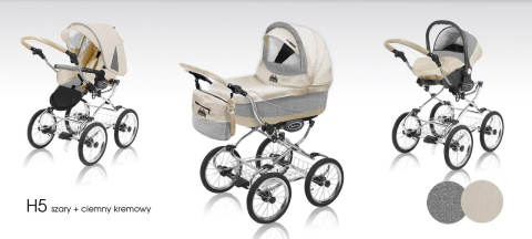 Ballerina Heritage 3w1 BabyActive wózek głęboko-spacerowy + fotelik 0m+