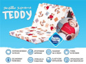 Materacyk turystyczny Sensillo Supreme Teddy 120x60 cm Caretero Sensillo