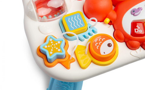 Pchacz Stoliczek 2w1 SPARK TURQUOISE zabawka edukacyjna Activity Toyz by Caretero
