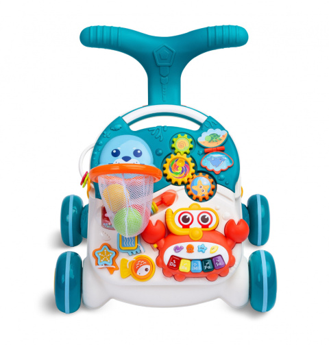 Pchacz Stoliczek 2w1 SPARK TURQUOISE zabawka edukacyjna Activity Toyz by Caretero