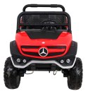 Pojazd Mercedes BENZ UNIMOG Czerwony