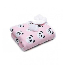 Bawełniany kocyk dla dzieci i niemowląt (pandy buźki) PULP BAMBOO