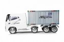 Pojazd Container Truck Biały+ Naczepa