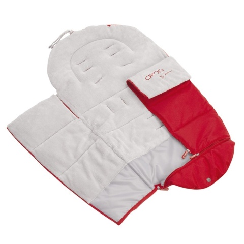 AKON Śpiworek do wózka Bebedue 6-36m Czerwony