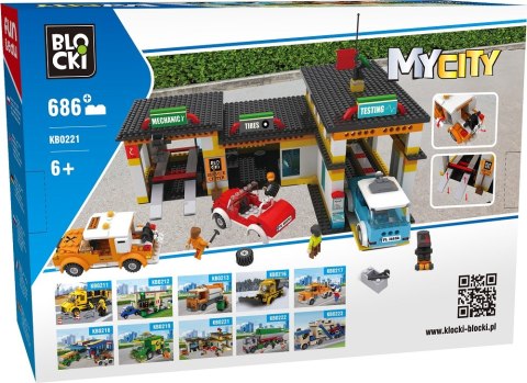 Klocki Blocki MyCity Stacja Obsługi 686 el.