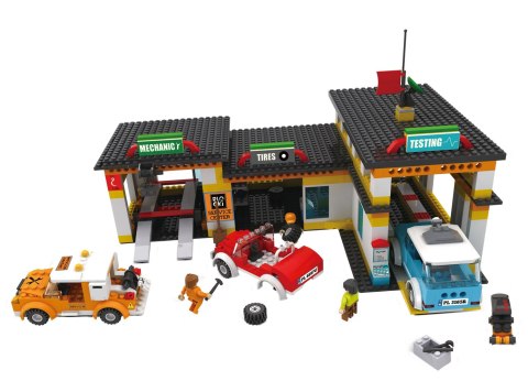 Klocki Blocki MyCity Stacja Obsługi 686 el.