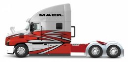 MAISTO 12389-96 Ciężarówka Mack Anthem biało-czerwona 1:64
