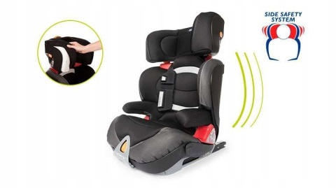Oasys 2-3 FixPlus Evo Chicco 4* ADAC 15-36kg fotelik samochodowy - Jet black