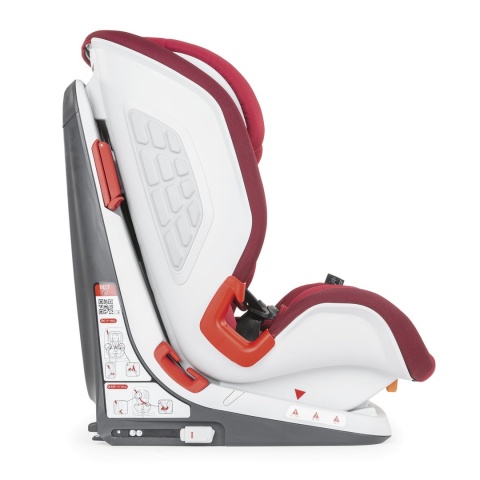 YOUniverse Fix Grupa 1/2/3 9-36 kg + BebeCare Gratis - Chicco fotelik samochodowy 3* ADAC - Red Passion