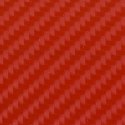 Folia odcinek carbon 4D czerwona 1,52x0,1m