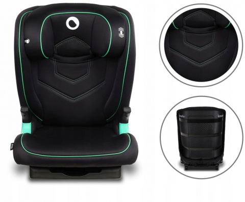 NEAL Lionelo Fotelik samochodowy 15-36 kg Isofix - Black Onyx