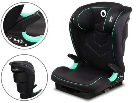 NEAL Lionelo Fotelik samochodowy 15-36 kg Isofix - Black Onyx