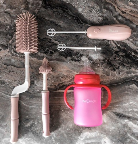 B-Szczotki do butelek i smoczków zestaw Pink