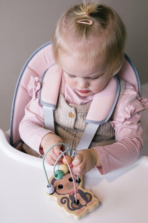 Drewniany labirynt przeplatanka panda