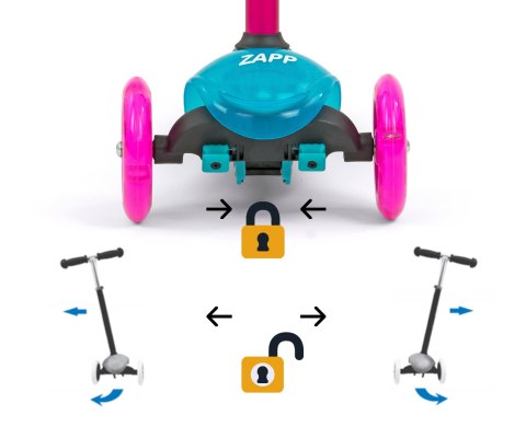 Milly Mally Scooter Zapp Blue