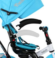 NEO AIR PROMO - Rowerek trójkołowy Lorelli Bertoni - Red Black Luxe