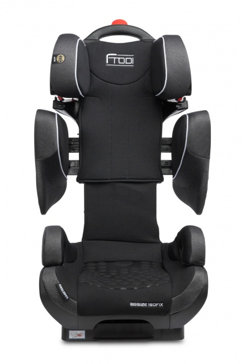 Frodi GRAPHITE Caretero fotelik samochodowy dla starszaków 15-36kg rośnie z dzieckiem