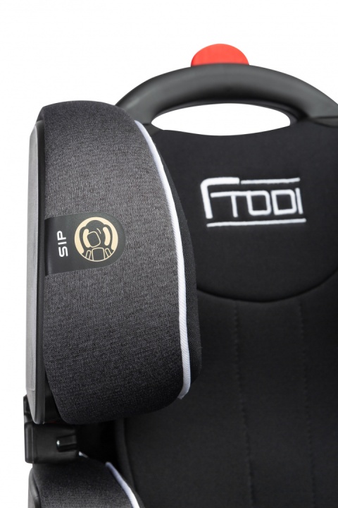 Frodi GRAPHITE Caretero fotelik samochodowy dla starszaków 15-36kg rośnie z dzieckiem