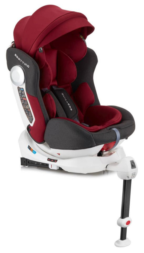 Hexagon Sesttino 0-36 kg obrotowy 360° fotelik samochodowy z Isofix - Red