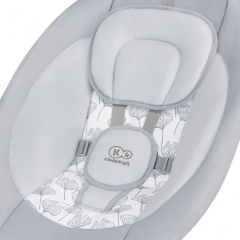 LULI Kinderkraft elektryczny leżaczek bujaczek 2w1 - grey