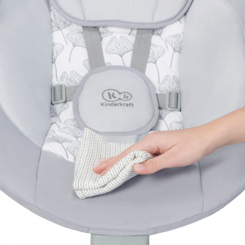 LULI Kinderkraft elektryczny leżaczek bujaczek 2w1 - grey