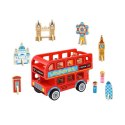 TOOKY TOY Drewniana Zabawka Autobus London Bus z Pasażerami