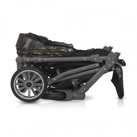 VIVO Military Expander wózek spacerowy, pompowane koła, Polski Produkt - 01 Military