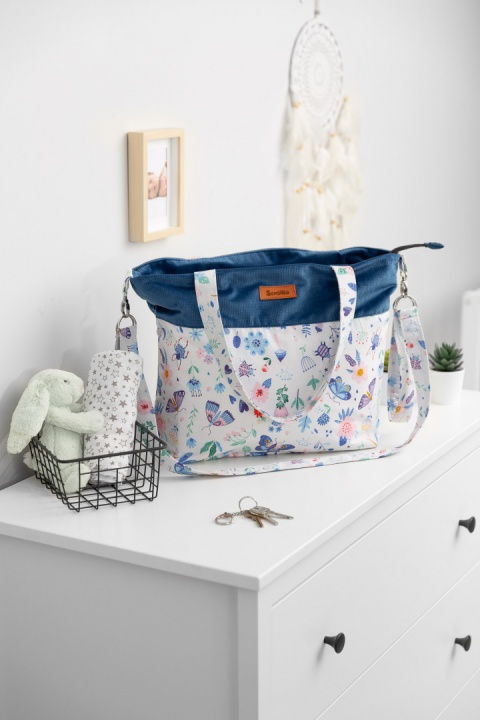 Sensillo Torba Velvet pojemna do nowoczesnych wózków - WAŻKI