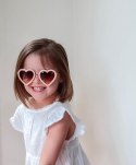 Okulary przeciwsłoneczne Elle Porte Classic - Heart Peach 3-12 lat