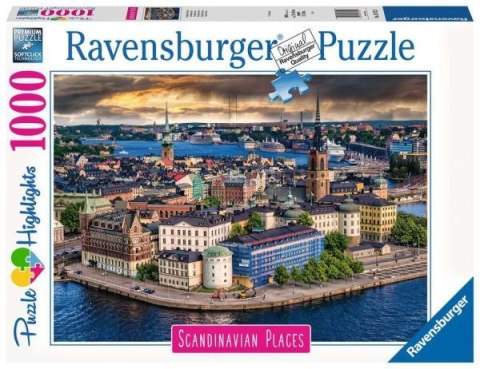 Puzzle 1000el Skandynawskie miasto widok 167425 RAVENSBURGER p5